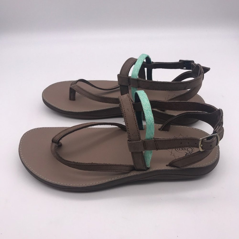 Chaco Loveland Brown Leather Sandals Size 8